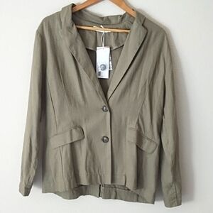 NWT Lush Olive Two Button Blazer Size S